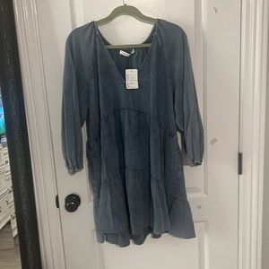 Denim colored dress